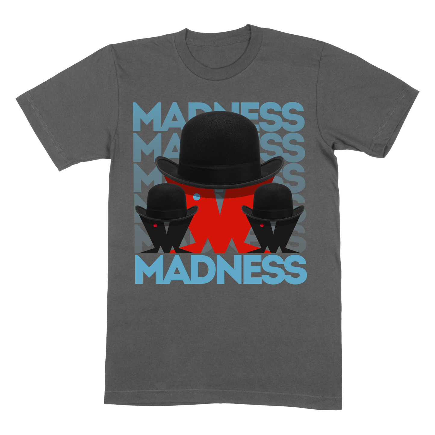 Bowler Hat T-Shirt Charcoal