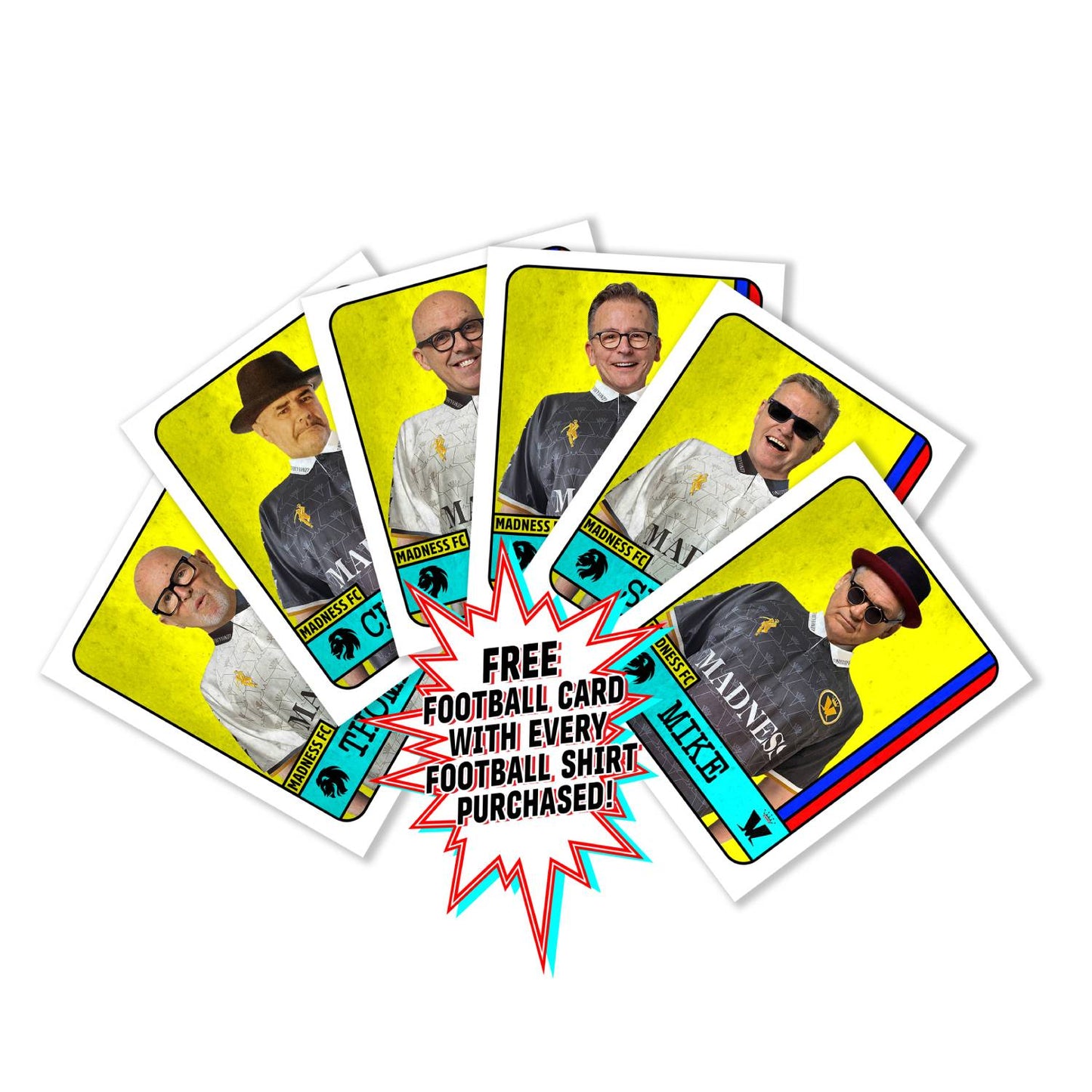 White Madness 79 Football Shirt + Football Card *Promo Exclusion*