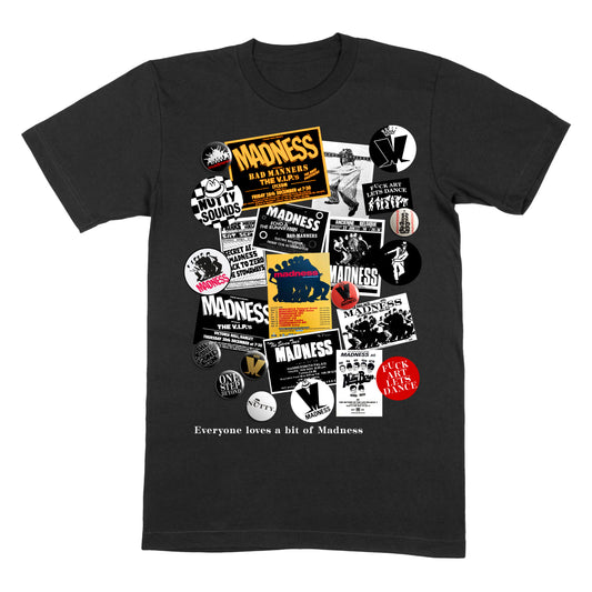 A Bit Of Madness Black T-Shirt