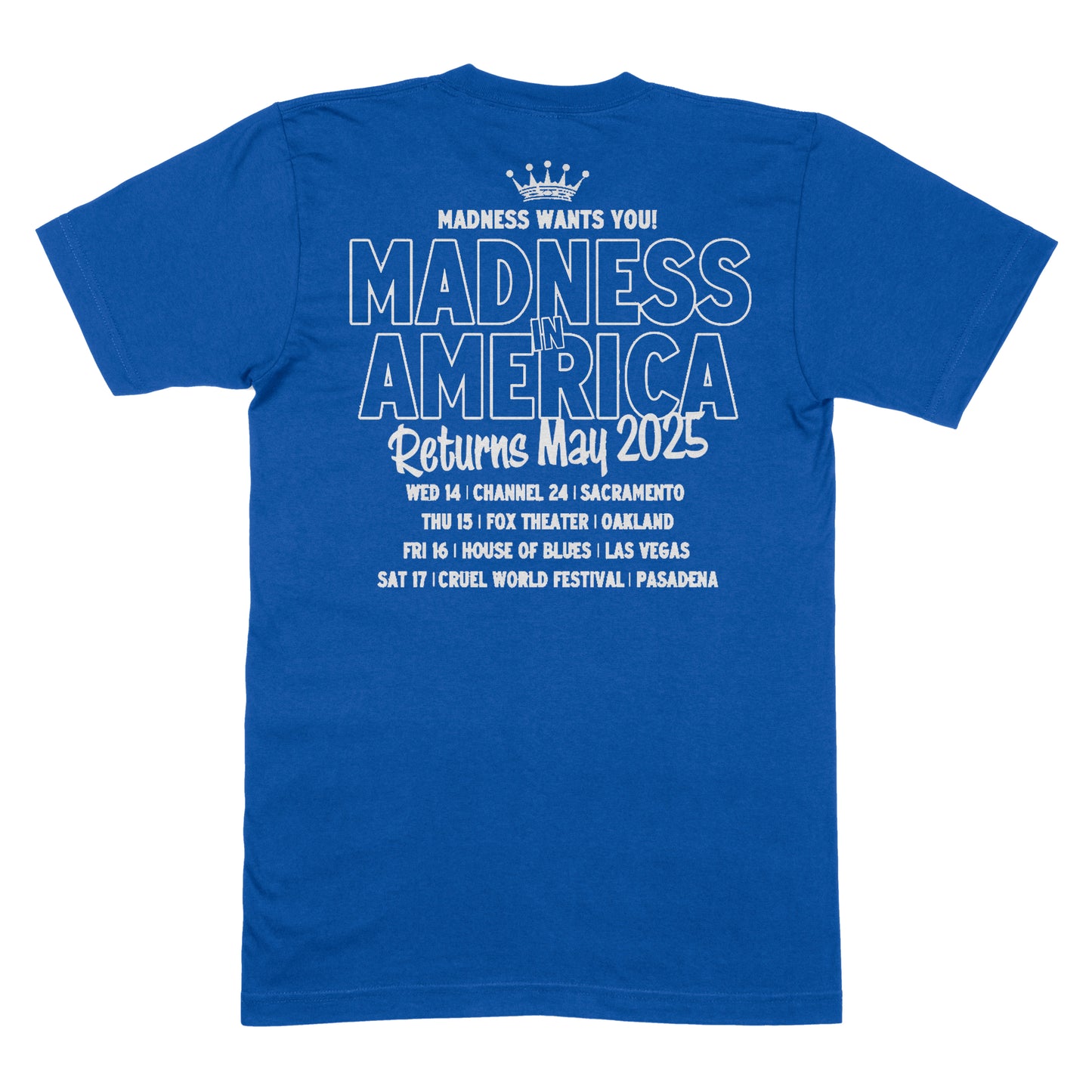 USA 2025 Tour Shirt Royal Blue