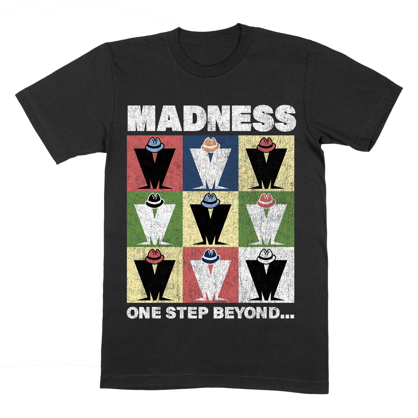 Distressed One Step M T-Shirt Black