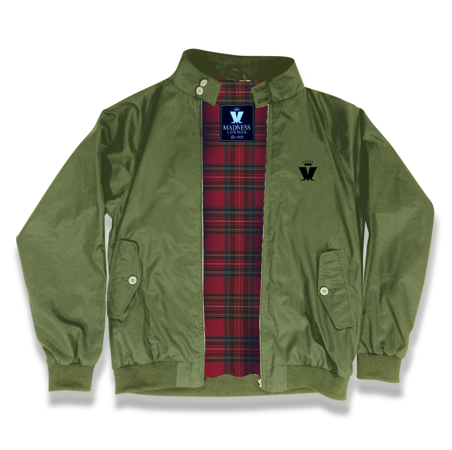 Madness Olive Green Harrington