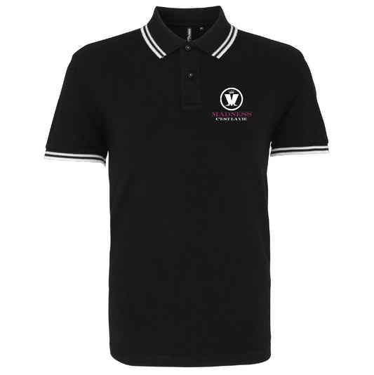 C'est La Vie Black Polo Shirt