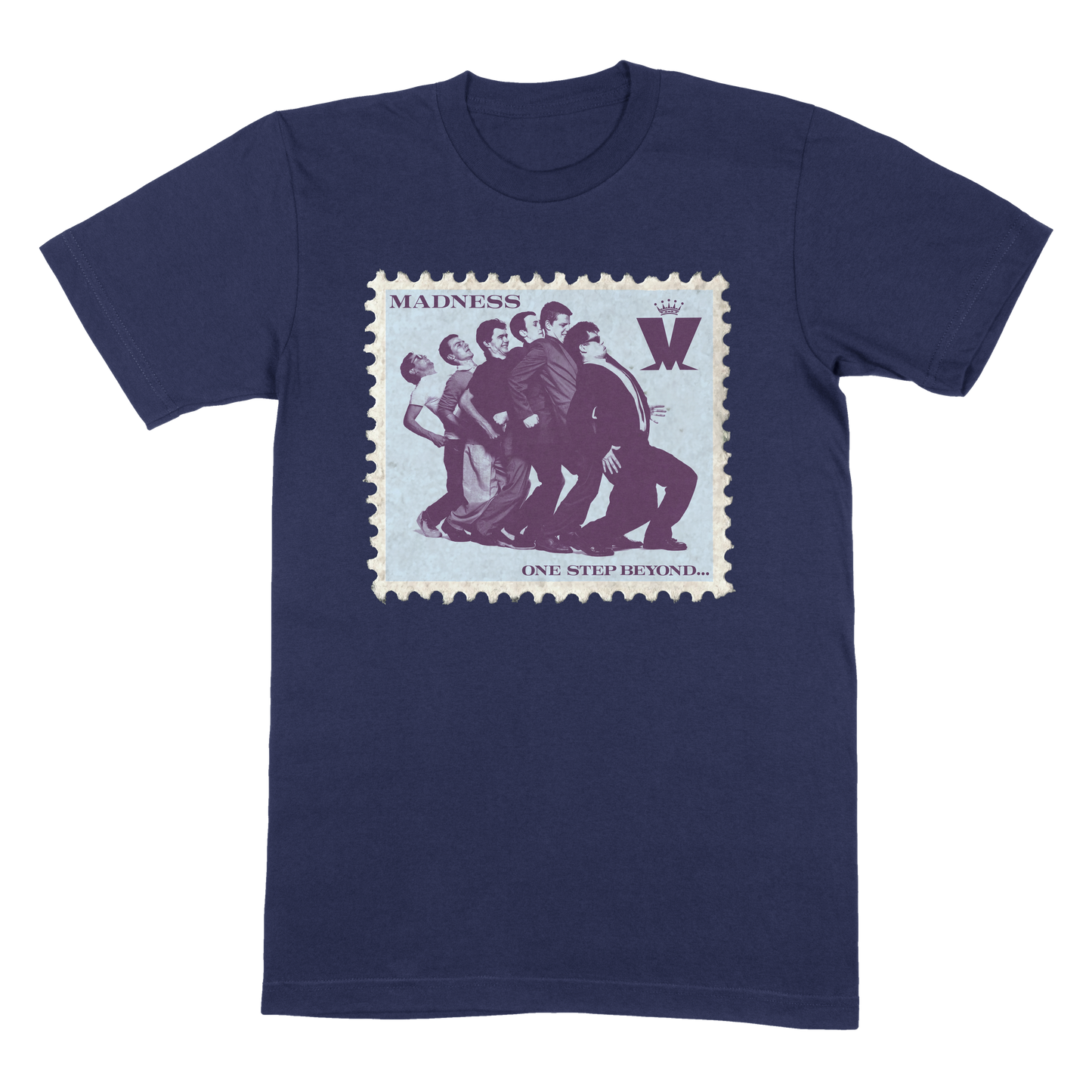 Stamp One Step Navy T-Shirt