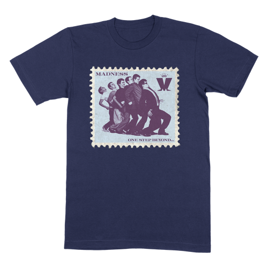 Stamp One Step Navy T-Shirt