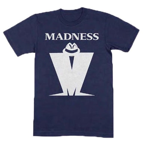 Classic M Hat Design Navy T-Shirt