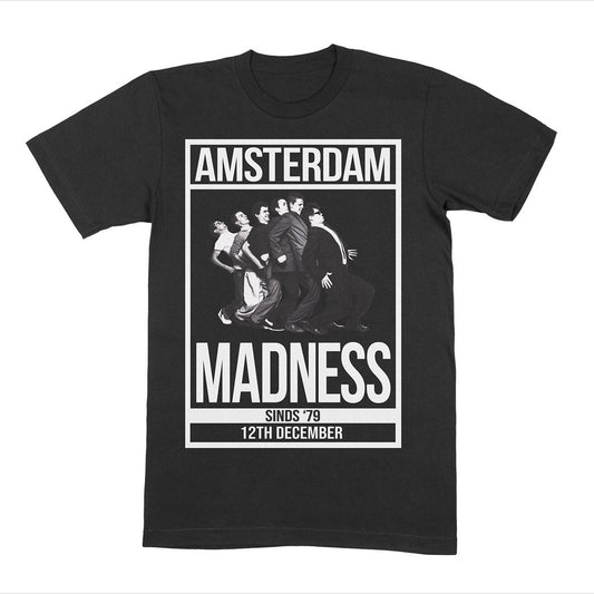 Madness Amsterdam Black T-Shirt