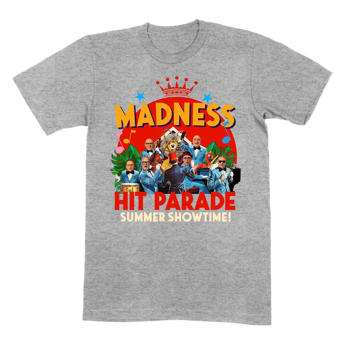 Hit Parade Summer Tour T-Shirt ONLINE EXCLUSIVE Grey