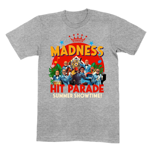 Hit Parade Summer Tour T-Shirt ONLINE EXCLUSIVE Grey