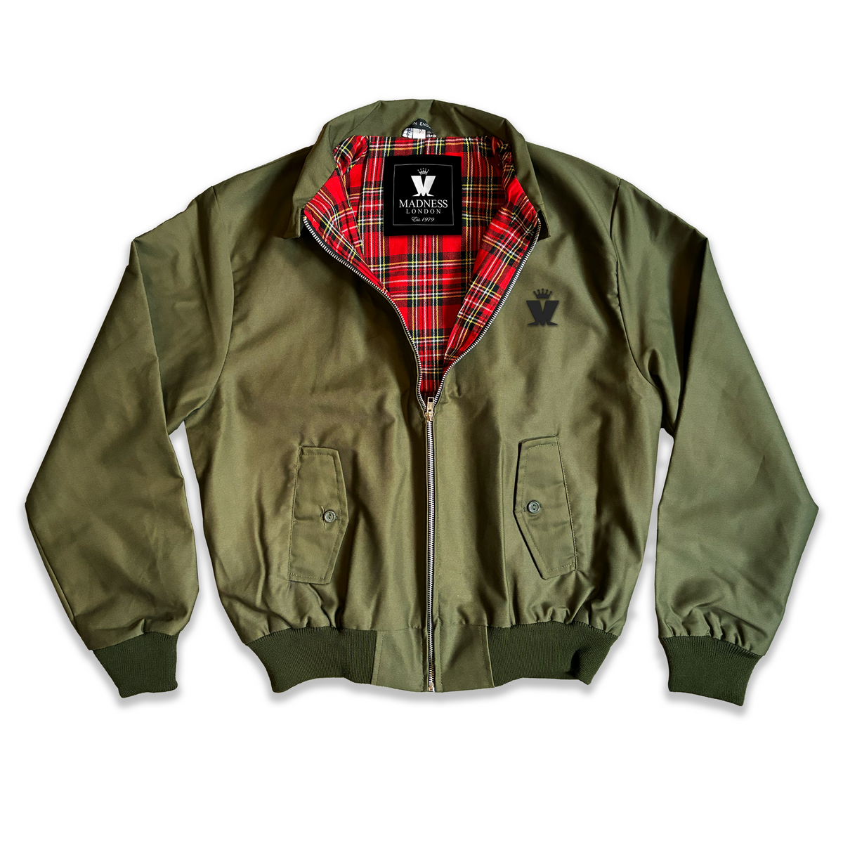 Madness Olive Green Harrington