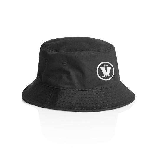 M Circle Bucket Hat Black