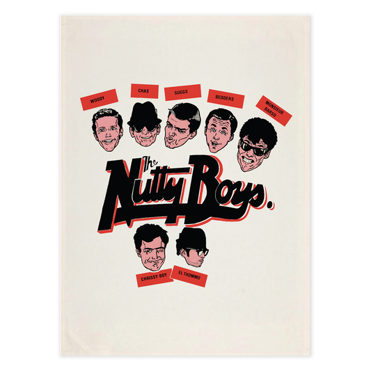 Nutty Boys Tea Towel Natural