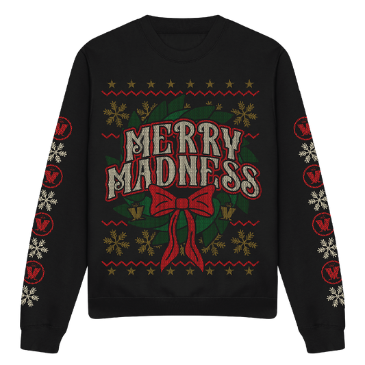 2025 Mad Christmas Sweatshirt Black